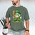St Patricks Day Baseball Ice Cream Baseball Player Cartoon Men's Comfort Colors T-Shirt Moss St Patricks Day Baseball Ice Cream Baseball Player Cartoon Men's Comfort Colors T-Shirt Moss