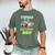 Stepdad Of The Birthday Boy Baseball Football Colorful Men's Comfort Colors T-Shirt Moss Stepdad Of The Birthday Boy Baseball Football Colorful Men's Comfort Colors T-Shirt Moss