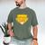 Strike Out Childhood Cancer Boys Baseball Drip Gold Ribbon Men's Comfort Colors T-Shirt Moss