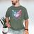 Valentines Baseball Heart Dripping Ice Cream Gen Z Alpha Men's Comfort Colors T-Shirt Moss
