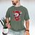 Valentines Baseball Toddler Boys Kids Dabbing Baseball Drip Men's Comfort Colors T-Shirt Moss Valentines Baseball Toddler Boys Kids Dabbing Baseball Drip Men's Comfort Colors T-Shirt Moss