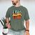 I Yell Because I Care Baseball Dad Men's Comfort Colors T-Shirt Moss