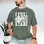 I Yell Because I Care Baseball Dads Fan Humor Men's Comfort Colors T-Shirt Moss
