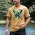 67 Baseball Drip Effect Urban Tee Style 6-7 Meme Graphic Men's Comfort Colors T-Shirt Mustard