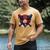 Baseball 8 Year Old Splash Drip 8th Birthday Boy Number 8 Men's Comfort Colors T-Shirt Mustard