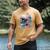 Baseball Catcher Mask Ice Cream Dripping Baseball Boys Men's Comfort Colors T-Shirt Mustard