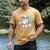 Baseball Character Cartoon Batter Drip Style Women Men Men's Comfort Colors T-Shirt Mustard Baseball Character Cartoon Batter Drip Style Women Men Men's Comfort Colors T-Shirt Mustard