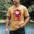 Baseball Drip Icecream Heart Red Valentine Day Boys Kids Men's Comfort Colors T-Shirt Mustard