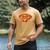 Baseball Dripping Waffle Field Men's Comfort Colors T-Shirt Mustard