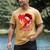 Baseball Heart Valentine Baseball Ice Cream Drip Boys Girls Men's Comfort Colors T-Shirt Mustard