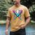 Baseball Player Ice Cream Drip Men's Comfort Colors T-Shirt Mustard Baseball Player Ice Cream Drip Men's Comfort Colors T-Shirt Mustard