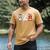 Bunny Football Baseball Sport Easter Day Men's Comfort Colors T-Shirt Mustard