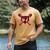 Chocolate 67 Drip Baseball Valentine Love Sports Men's Comfort Colors T-Shirt Mustard