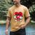 Heart Playing Baseball Valentines Day Men's Comfort Colors T-Shirt Mustard