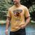 Stoneage Caveman Neolithic History Baseball Dad Father Premium Men's Comfort Colors T-Shirt Mustard Stoneage Caveman Neolithic History Baseball Dad Father Premium Men's Comfort Colors T-Shirt Mustard