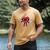 Women's Valentines Day Heart Baseball Player Sports Boys Kids Men Men's Comfort Colors T-Shirt Mustard