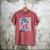 100 Days Of School Baseball Drip Boys Kids 100th Day School Men's Comfort Colors T-Shirt Crimson