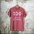 100 Days Of School Baseball Ice Cream Drip 100th Day Boys Men's Comfort Colors T-Shirt Crimson