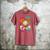 67 Ice Cream Drip Baseball Number 67 Player 67th Birthday Premium Tri-Blend Men's Comfort Colors T-Shirt Crimson