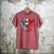 American Baseball Drip Graffiti Ball And Bat Men's Comfort Colors T-Shirt Crimson
