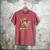 Baseball Banana Splatter Sports Kids Teens Men's Comfort Colors T-Shirt Crimson
