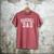Baseball Dad Classic Bold Font Father's Day Daddy Men's Comfort Colors T-Shirt Crimson