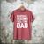 Baseball Dad Father Homerun Fathers Day Baseball Lovers Men's Comfort Colors T-Shirt Crimson