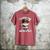 Baseball Dad Gnome For Baseball Grandpa Fathers Day Premium Tri-Blend Men's Comfort Colors T-Shirt Crimson