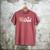 Baseball Dad Softball Dad Father's Day Premium Men's Comfort Colors T-Shirt Crimson