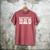 Baseball Dad Sport Happy Fathers Day Boys Kids Men's Comfort Colors T-Shirt Crimson