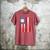Baseball Dad USA American Flag Father's Day 4th Of July Men's Comfort Colors T-Shirt Crimson