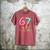 Baseball Drip Ice Cream 67 Men's Comfort Colors T-Shirt Crimson Baseball Drip Ice Cream 67 Men's Comfort Colors T-Shirt Crimson