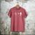Baseball Heartbeat Pitcher Position Simple Line Art Men's Comfort Colors T-Shirt Crimson
