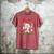 Baseball Mama Christmas Santa Hat Xmas Softball Mom Men's Comfort Colors T-Shirt Crimson