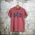 Best Dad By PAR Baseball Dad Men's Comfort Colors T-Shirt Crimson