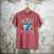 Blue Checkered I Was 6 Now I'm 7 Birthday Cake Baseball Drip Men's Comfort Colors T-Shirt Crimson