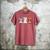 Bunny Football Baseball Sport Easter Day Men's Comfort Colors T-Shirt Crimson