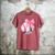 Cute Coquette Baseball Pink Bow Player & Fan Girls Men's Comfort Colors T-Shirt Crimson