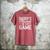 Dad Baseball Men Baseball Daddy's Always In The Game Men's Comfort Colors T-Shirt Crimson