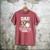 Dad Of The Birthday Girl Baseball Dad Leopard Heart Men's Comfort Colors T-Shirt Crimson Dad Of The Birthday Girl Baseball Dad Leopard Heart Men's Comfort Colors T-Shirt Crimson