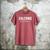 Falcons Baseball Inspired Men's Comfort Colors T-Shirt Crimson