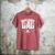 Fathers Day Baseball Dad Men's Comfort Colors T-Shirt Crimson