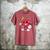 Heart Play Baseball Valentine's Day Teens Boys Girls Kids Men's Comfort Colors T-Shirt Crimson