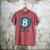 Ice Cream Baseball Glove 8th Birthday Edition Men's Comfort Colors T-Shirt Crimson