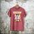 Jackson Chourio Milwaukee MLB Baseball Player MLBJCH201M Men's Comfort Colors T-Shirt Crimson