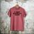 I Love Hot Baseball Dads Heart Men's Comfort Colors T-Shirt Crimson