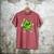 Lucky Shamrock Playing Baseball St Patrick's Kids Boys Men's Comfort Colors T-Shirt Crimson