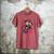 Punk Girl With Anger Kanji And Baseball Bat Men's Comfort Colors T-Shirt Crimson Punk Girl With Anger Kanji And Baseball Bat Men's Comfort Colors T-Shirt Crimson