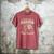 That's My Grandson Out There Jersey Number 55 Baseball Men's Comfort Colors T-Shirt Crimson