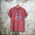 Tie Dye Baseball Dad Fathers Day Men's Comfort Colors T-Shirt Crimson